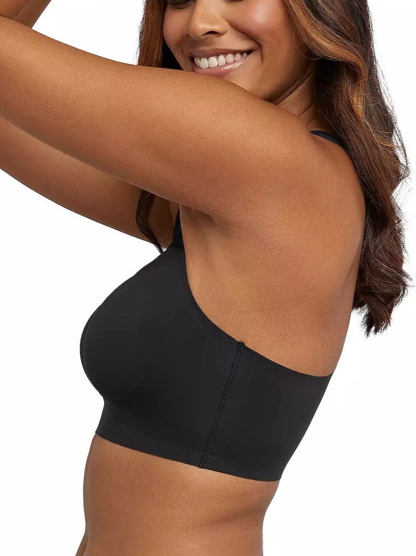 Comfort Racerback Breathable Wireless Bra Black